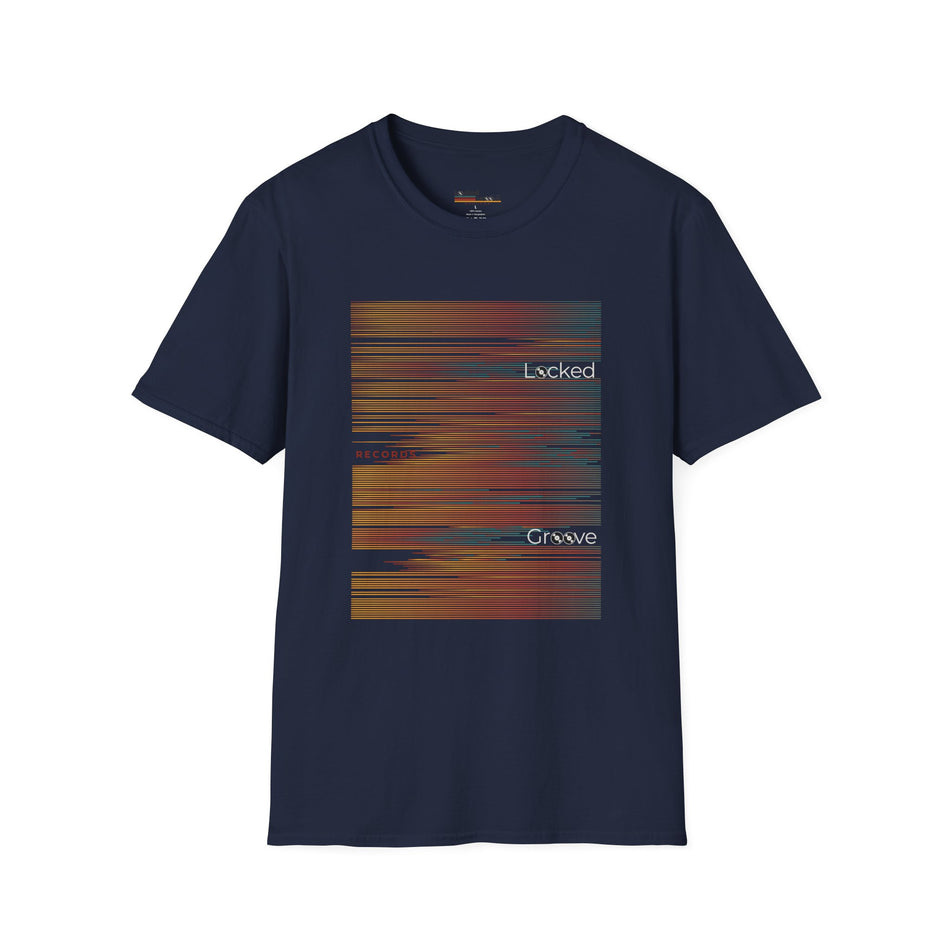 Locked Groove Records Sunset Lines T-Shirt
