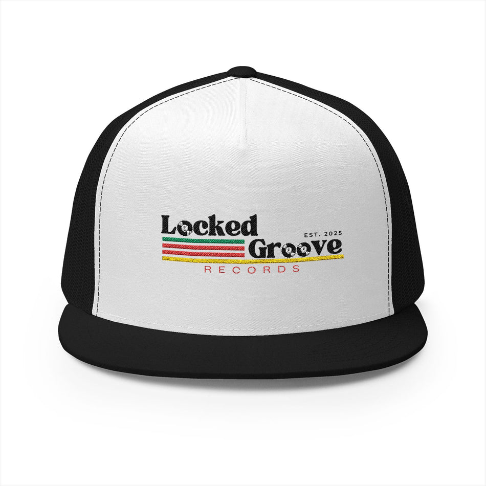 Retro Locked Groove Records Trucker Hat