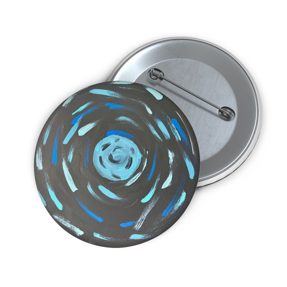 Vinyl Record Art Pin - Lapel Button