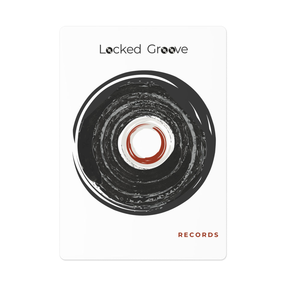 Locked Groove Records Playing Cards