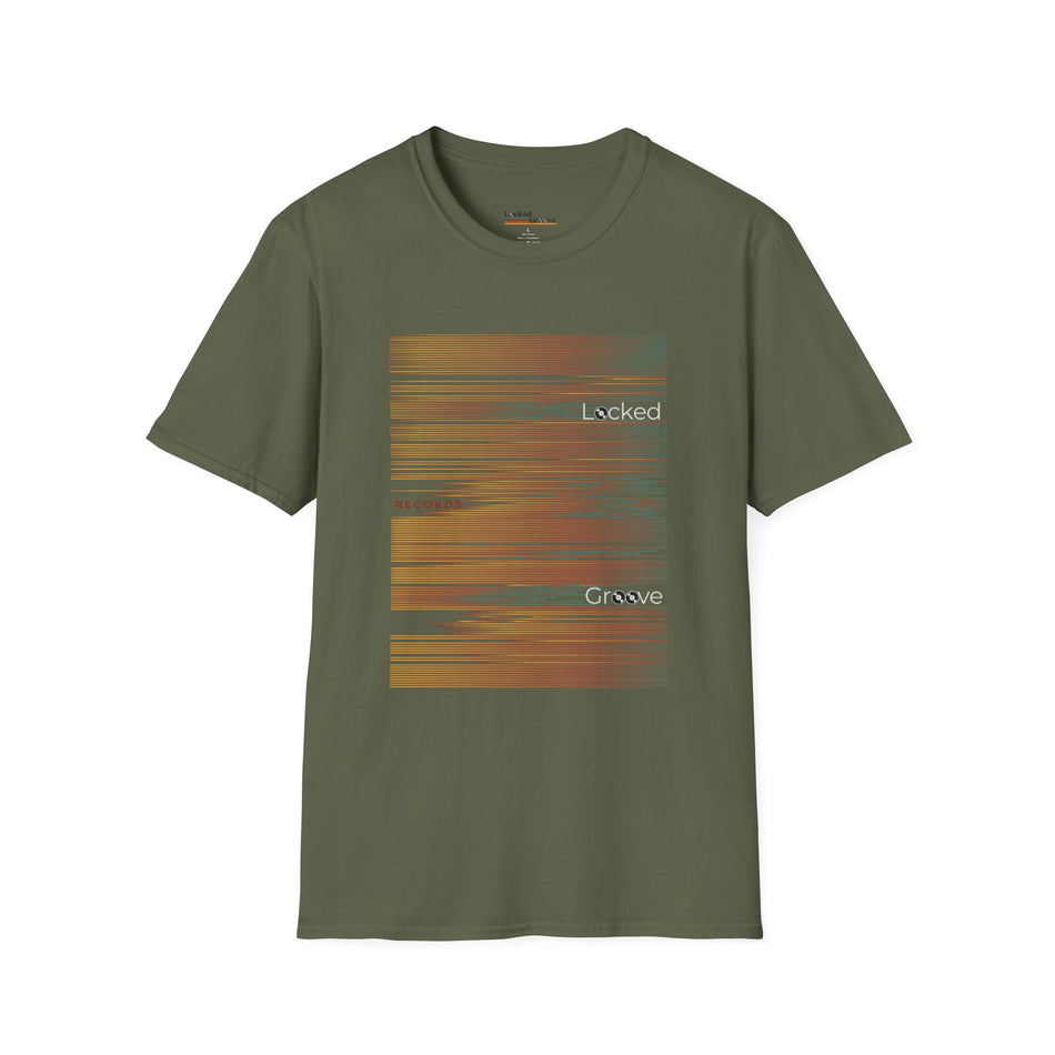 Locked Groove Records Sunset Lines T-Shirt