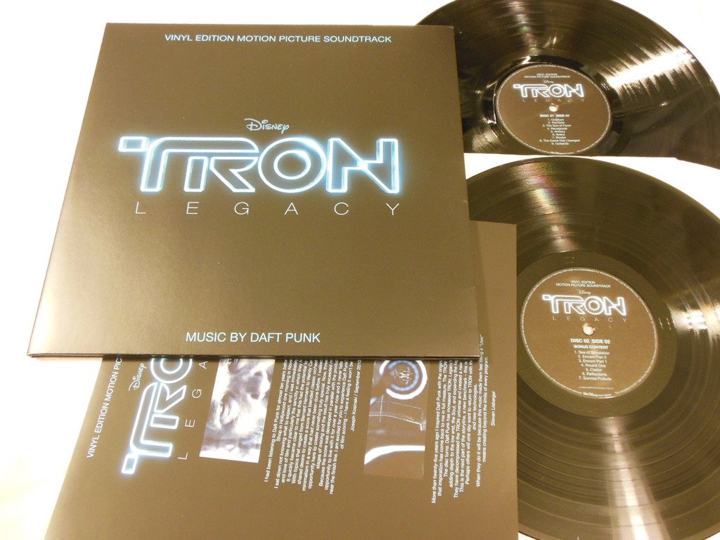 TRON Legacy NUMBERED Glow-In-The-Dark VINYL LP – Walt Disney Records – 5099909792012, Daft Punk