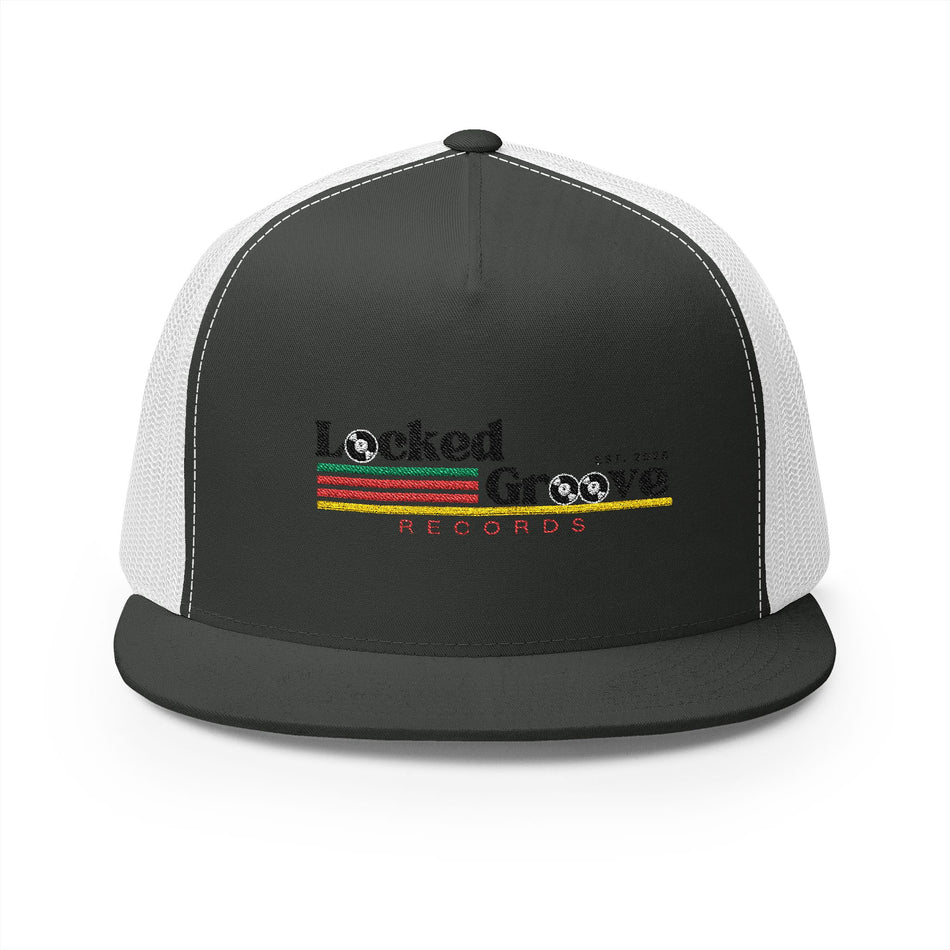 Retro Locked Groove Records Trucker Hat