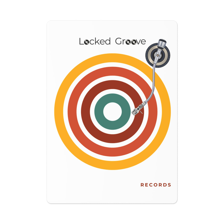 Locked Groove Records Playing Cards