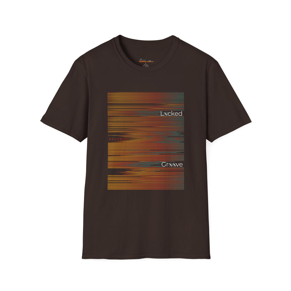 Locked Groove Records Sunset Lines T-Shirt