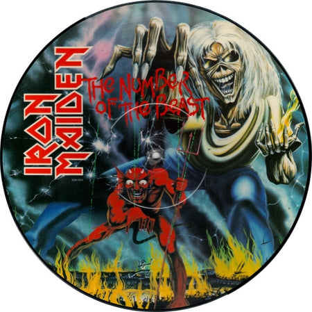 Iron Maiden – The Number Of The Beast First Pressing Picture Disc - Locked Groove Records