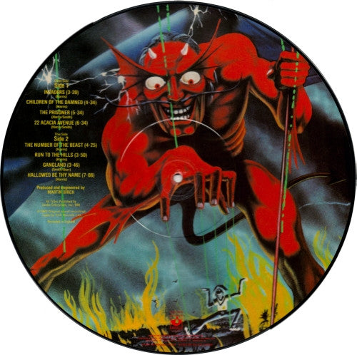 Iron Maiden – The Number Of The Beast First Pressing Picture Disc - Locked Groove Records