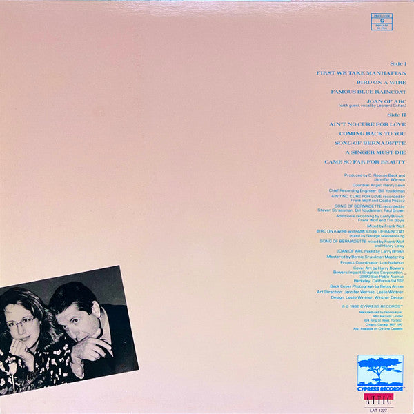 Jennifer Warnes – Famous Blue Raincoat (The Songs Of Leonard Cohen)