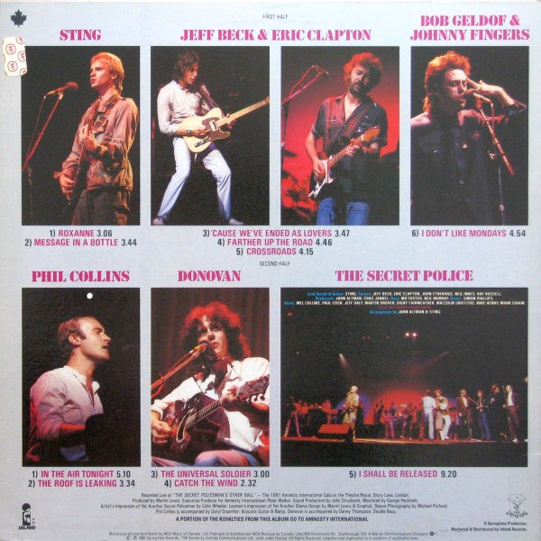 Various – The Secret Policeman's Other Ball The Music