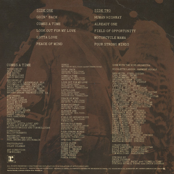 Neil Young – Comes A Time