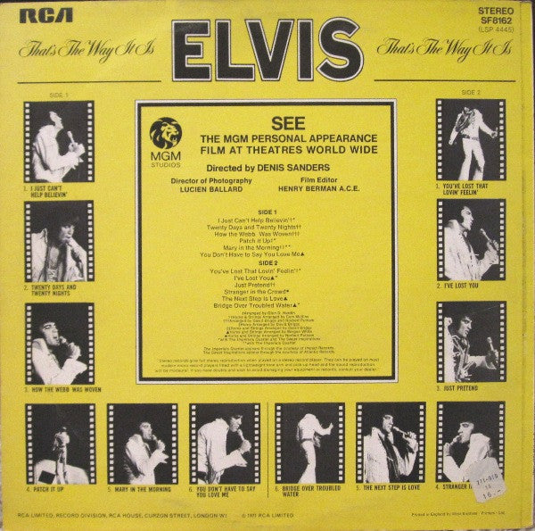 Elvis Presley – That's The Way It Is
