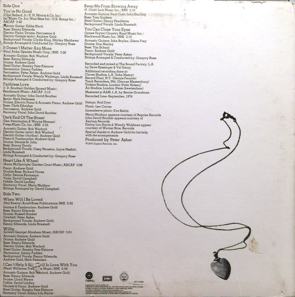 Linda Ronstadt - Heart Like A Wheel