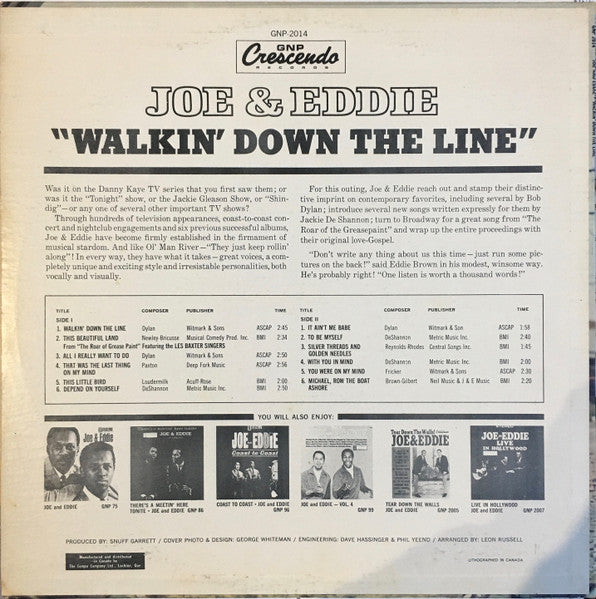 Joe & Eddie – Walkin' Down The Line
