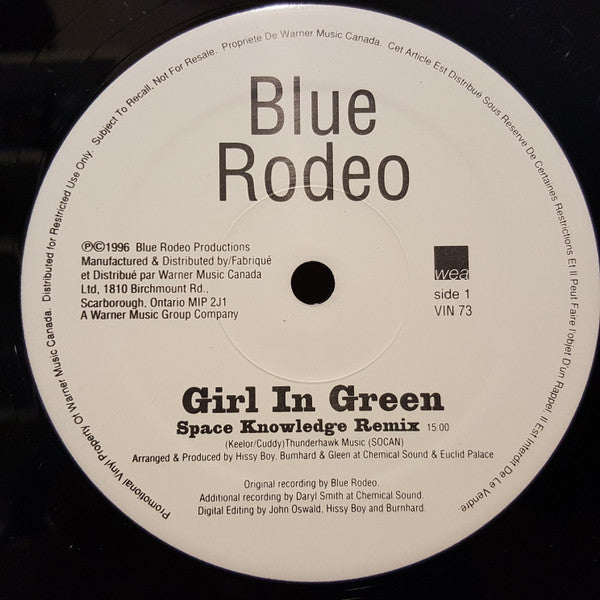 Blue Rodeo – Girl In Green