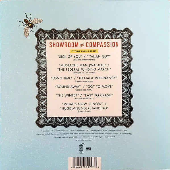 Cake - Showroom of Compassion 7" Boxset Signed - Locked Groove Records