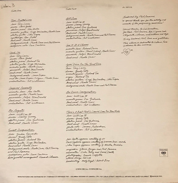 Phoebe Snow – Second Childhood