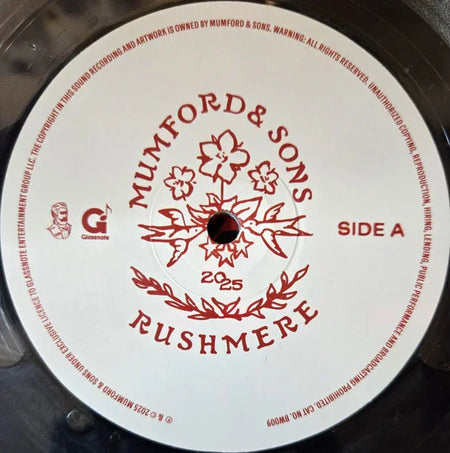 Mumford and Sons - Rushmere Liquid Filled Record - Locked Groove Records