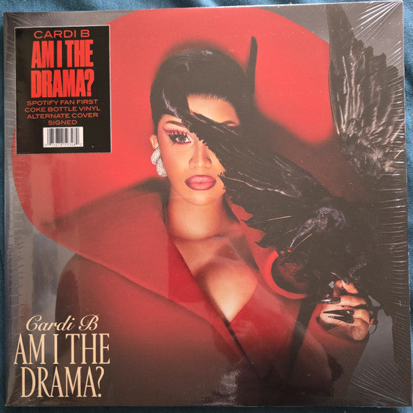 Cardi B – Am I The Drama? Coke Bottle Vinyl Alternate Cover Signed Art Card