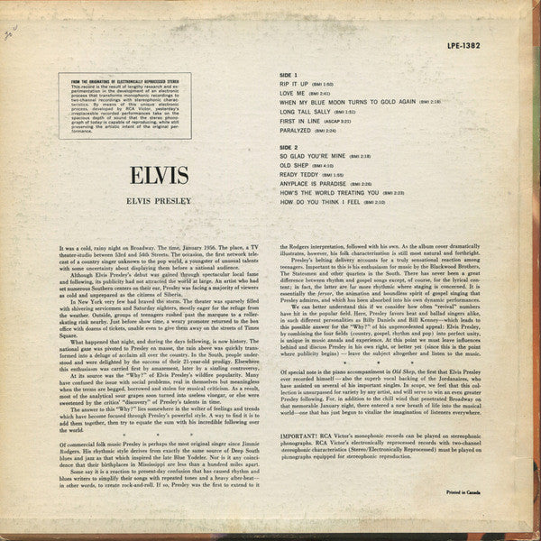 Elvis Presley – Elvis