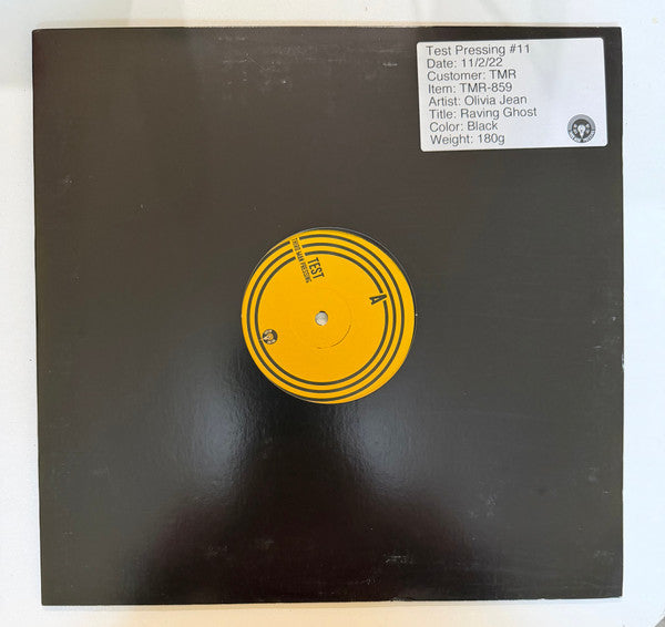 Olivia Jean – Raving Ghost Test Pressing