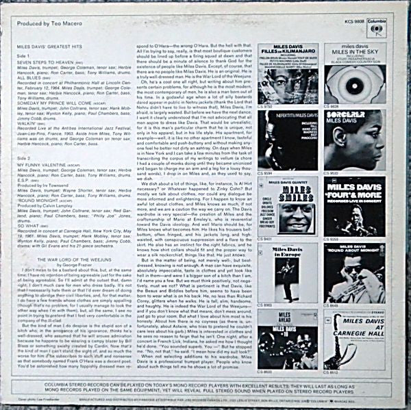 Miles Davis – Miles Davis' Greatest Hits