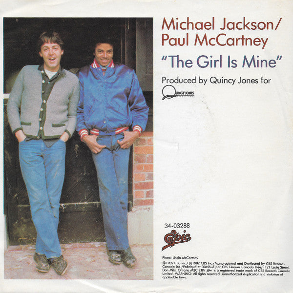 Michael Jackson / Paul McCartney – The Girl Is Mine 7"