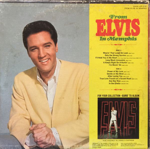 Elvis Presley – From Elvis In Memphis