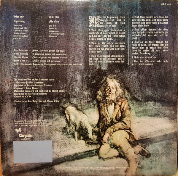 Jethro Tull - Aqualung LP - Locked Groove Records