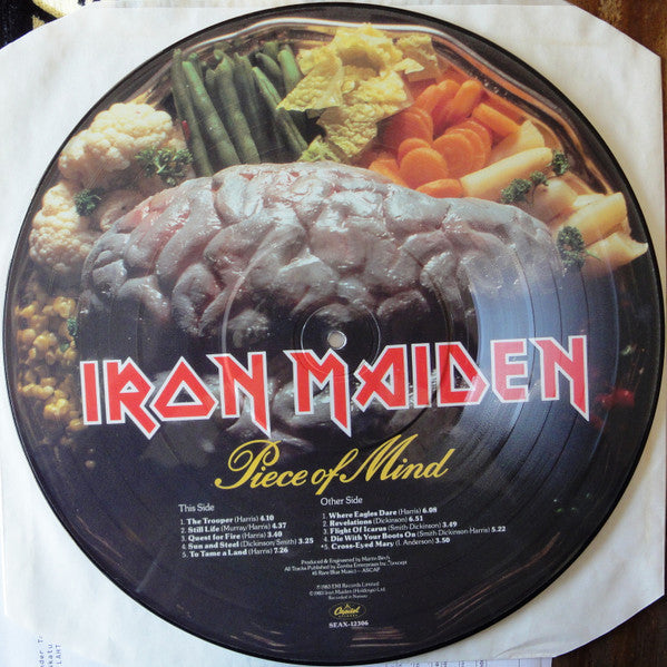 Iron Maiden – Piece of Mind First Pressing Picture Disc - Locked Groove Records