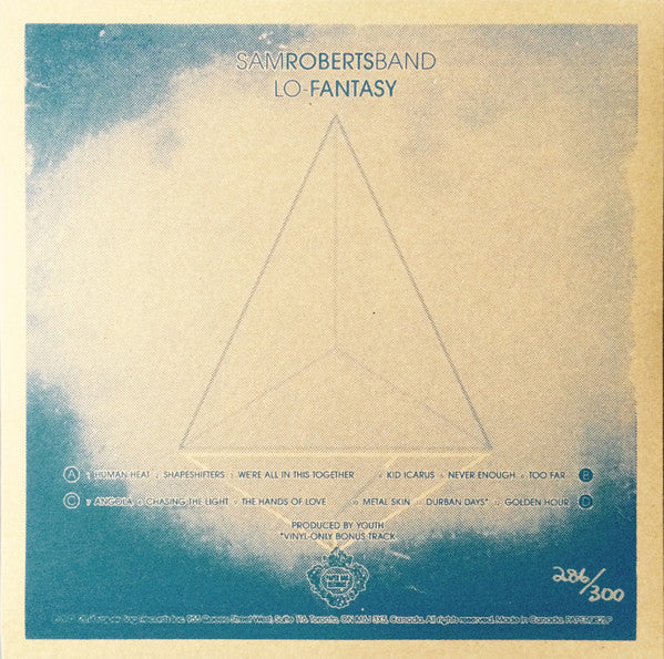 The Sam Roberts Band - Lo-Fantasy 2LP Signed by Band - Locked Groove Records