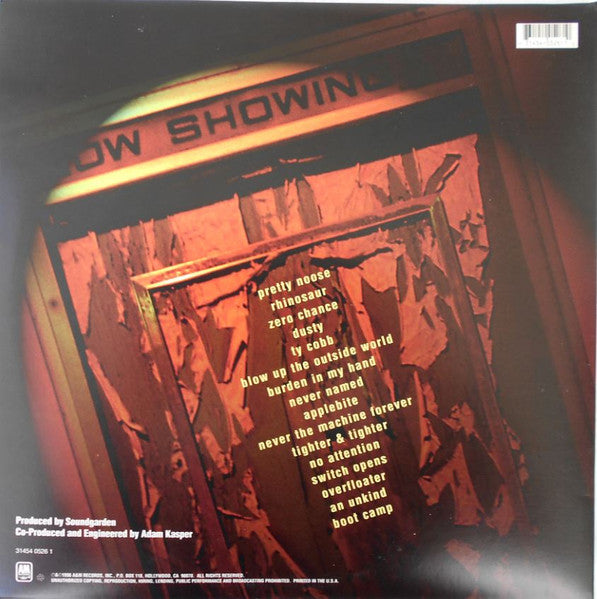 Soundgarden - Down on the Upside First Pressing - Locked Groove Records