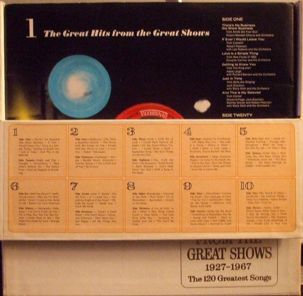 Great Hits From The Great Shows 1927-1967 Boxset - Locked Groove Records