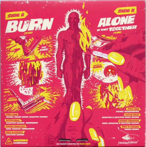 Star Anna - Burn 7" Red Vinyl
