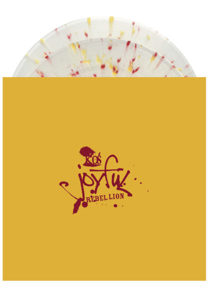 K-OS - Joyful Rebellion Clear w/ Yellow and Red Splatter - Locked Groove Records