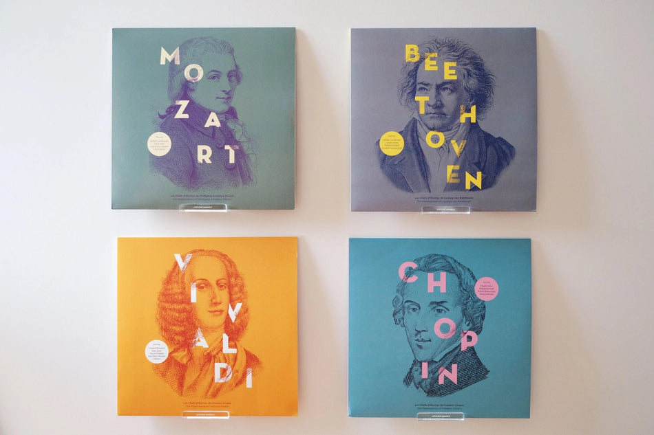 Double Vinyl Record Cover Display Wall Mount